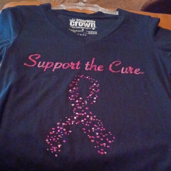 💙🌺 'Support the Cure' TShirt - Picture 2 of 8